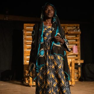 BURKINA FASO CULTURE THEATRICAL ADAPTATION OF TERRE CEINTE